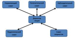 Структура управления МАОУ "Экономический лицей"